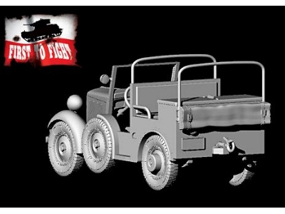 Polski ciągnik PZInż 302 do armaty ppanc. 37 mm - zdjęcie 3