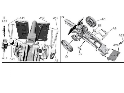Ciężkie działo piechoty 15 cm sIG 33 z kołami drewnianymi i Stielgranate 42 - zdjęcie 5