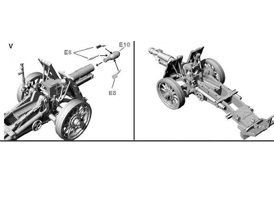 Ciężkie działo piechoty 15 cm sIG 33 z kołami drewnianymi i Stielgranate 42 - zdjęcie 6