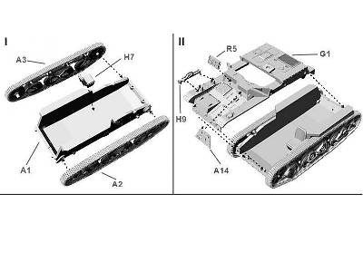 Niemiecki moździerz 8 cm na lekkim czołgu rozpoznawczym AMR 35(f) - zdjęcie 4