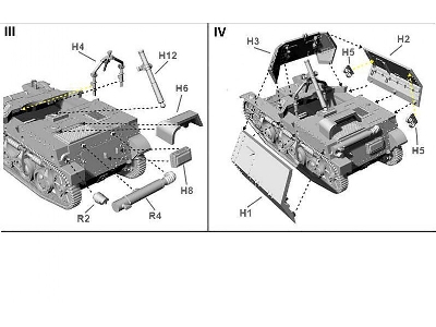 Niemiecki moździerz 8 cm na lekkim czołgu rozpoznawczym AMR 35(f) - zdjęcie 5