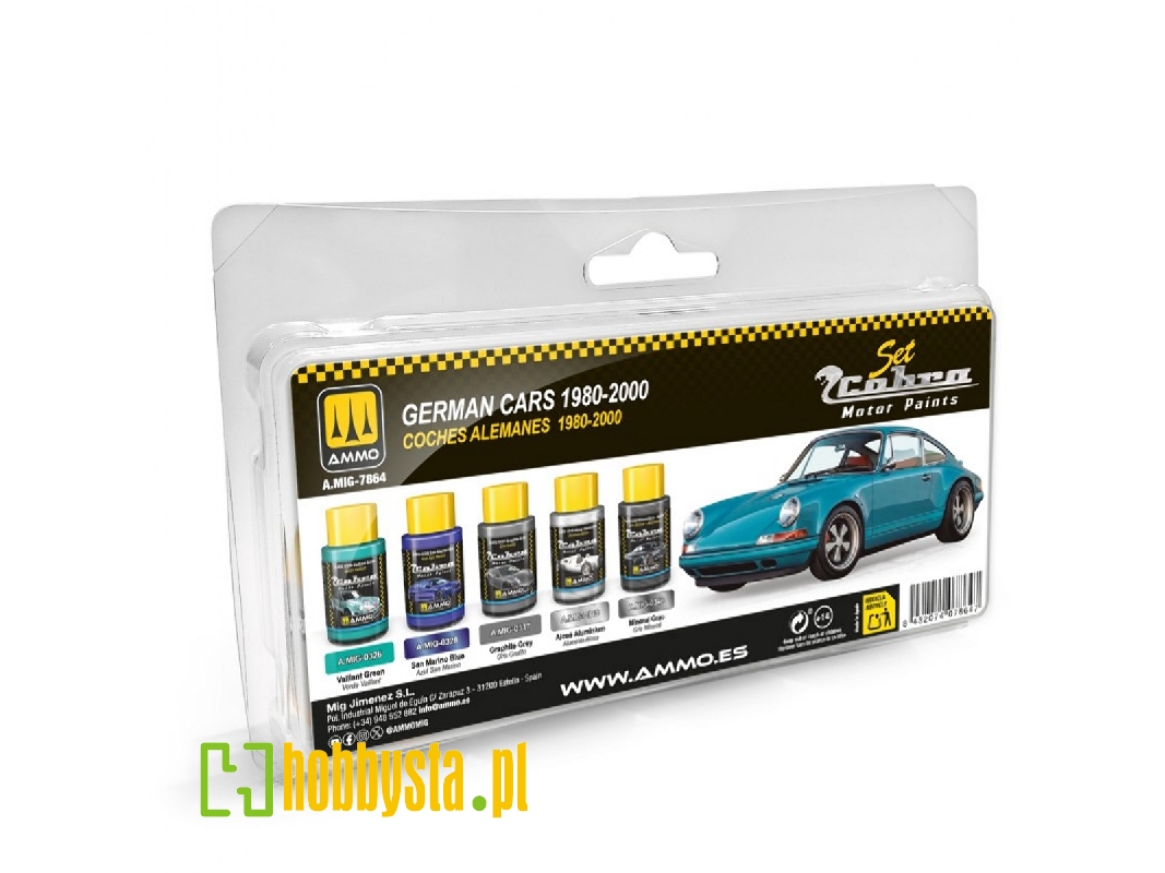 A.Mig 7864 Cobra Motor German Cars 1980-2000 Set - zdjęcie 1