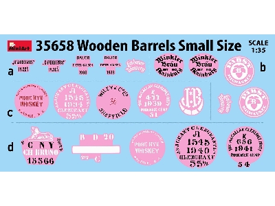 Wooden Barrels Small Size (20 Pcs) - zdjęcie 2