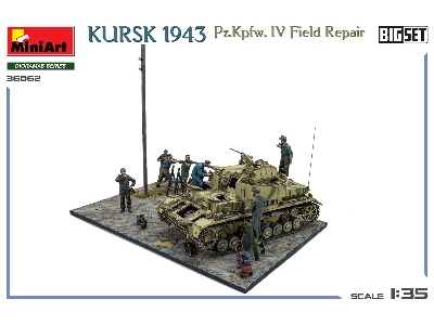 Kursk 1943 Pz.Kpfw. Iv Field Repair Big Set - zdjęcie 3