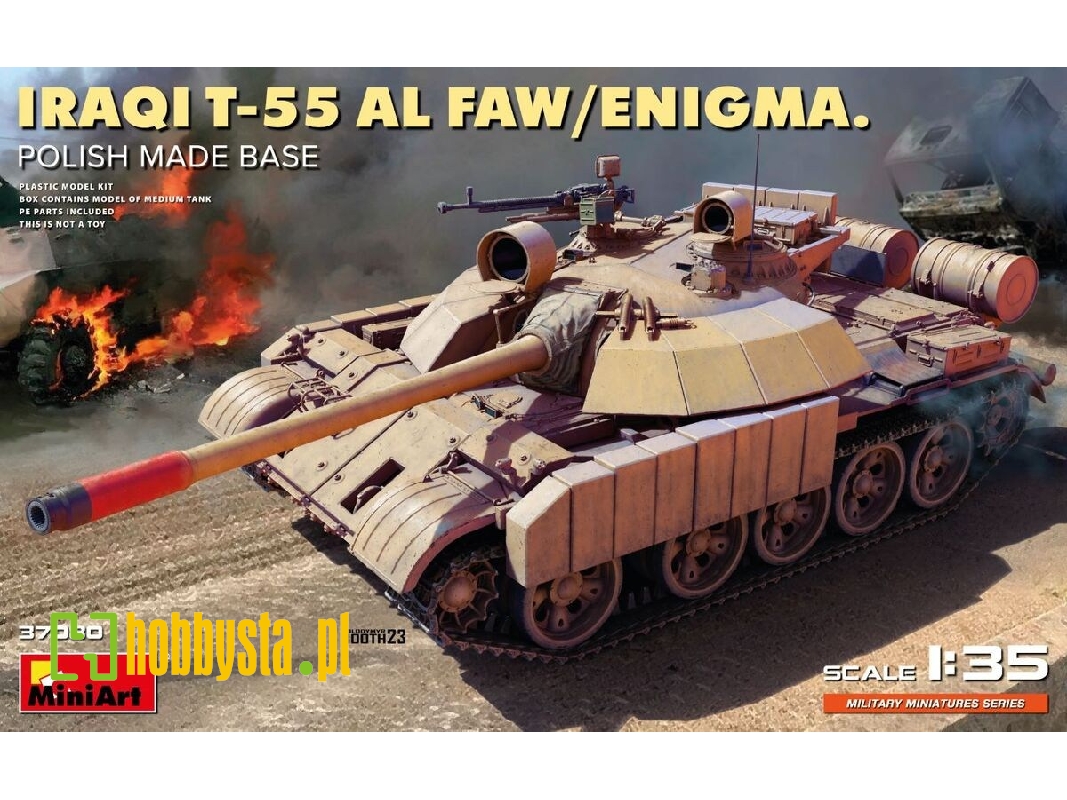 Iraqi T-55 Al Faw / Enigma Polish Made Base - zdjęcie 1