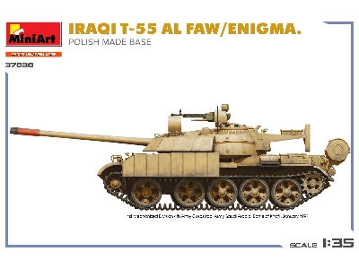 Iraqi T-55 Al Faw / Enigma Polish Made Base - zdjęcie 13