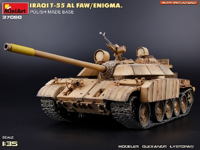 Iraqi T-55 Al Faw / Enigma Polish Made Base - zdjęcie 24