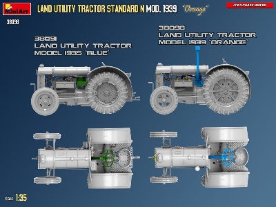 Land Utility Tractor Standard N "orange" (Mod. 1939) - zdjęcie 21