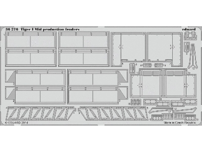 Tiger I Mid production fenders 1/35 - Dragon - zdjęcie 2