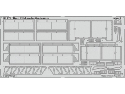 Tiger I Mid production fenders 1/35 - Dragon - zdjęcie 3