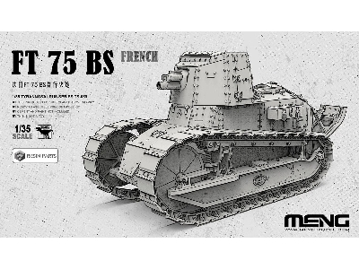 French Ft 75 Bs (Including Resin Parts) - zdjęcie 1