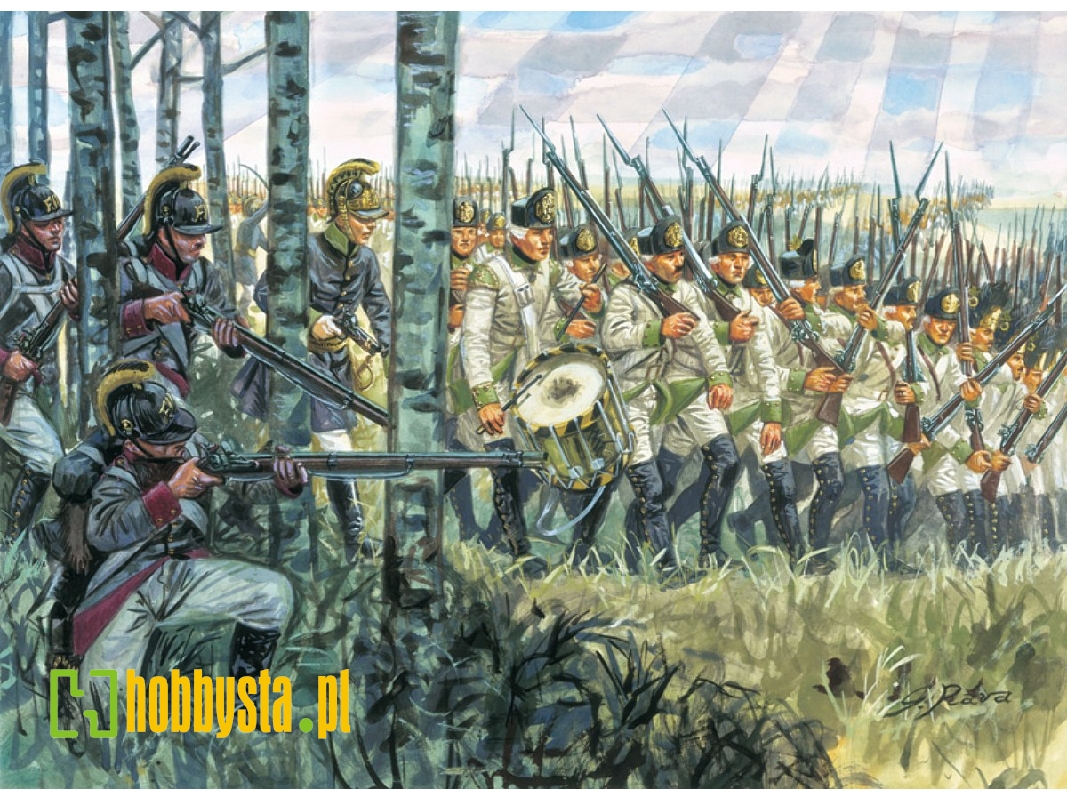 Figurki - Piechota Austriacka - Wojny Napoleońskie - 1800-1805r. - zdjęcie 1