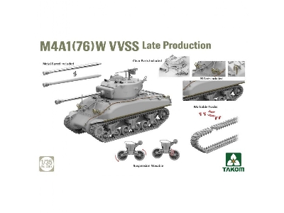 Us M4a1(76w) Sherman - Vvss Late Production - zdjęcie 3