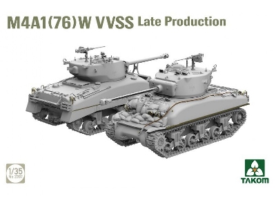 Sherman Two Box - M4a1(76w) Vvss Late Production & M51 "degem Alef" & Us Army 1/4 Ton Utility Truck & Mp Figure - zdjęcie 5