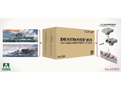 Destroyer 2 Box (Limited Edition) Chinese Type 07 Destroyer - Anshan Class + Soviet Destroyer Pr.7 Gremyashchiy - Gnevny-class (