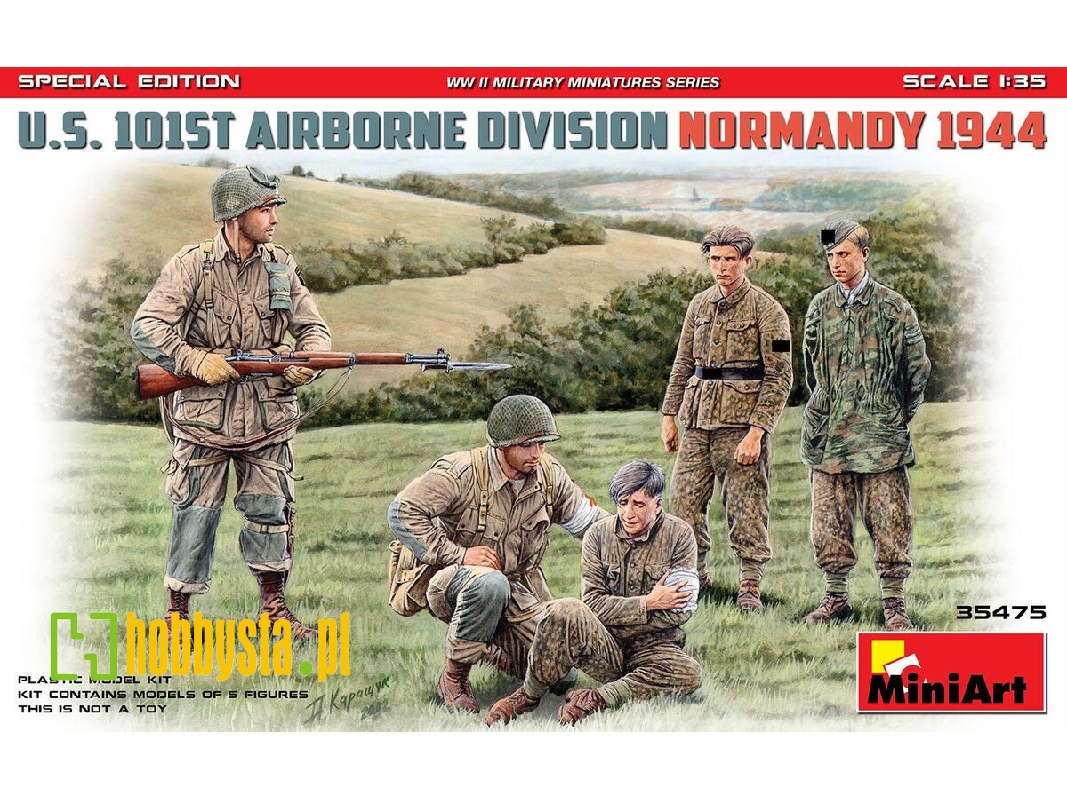 Us 101st Airborne Division Normandy 1944 - Special Edition (5 Figures) - zdjęcie 1
