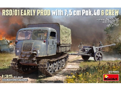 Rso/01 Early Prod. With 7,5 Cm Pak.40 & Crew - zdjęcie 1