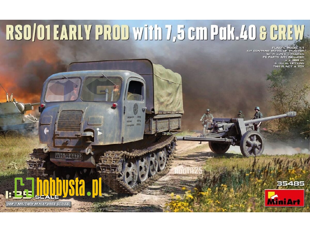 Rso/01 Early Prod. With 7,5 Cm Pak.40 & Crew - zdjęcie 1