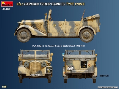 Kfz.1 German Troop Carrier Type 170vk - zdjęcie 13