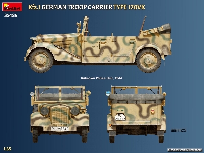 Kfz.1 German Troop Carrier Type 170vk - zdjęcie 14