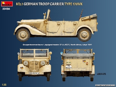 Kfz.1 German Troop Carrier Type 170vk - zdjęcie 15