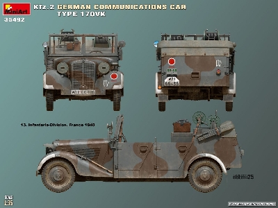 Kfz.2 German Communications Car Type 170vk - zdjęcie 2
