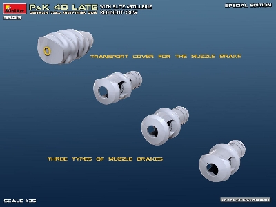 German 7.5 Pak 40 Late With Elite Artillerie Regiment Crew - Special Edition - zdjęcie 3