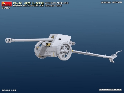 German 7.5 Pak 40 Late With Elite Artillerie Regiment Crew - Special Edition - zdjęcie 28