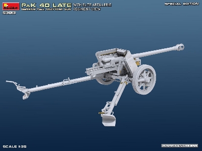German 7.5 Pak 40 Late With Elite Artillerie Regiment Crew - Special Edition - zdjęcie 29