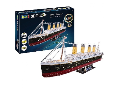 3d Puzzle Rms Titanic - Led Edition - zdjęcie 3
