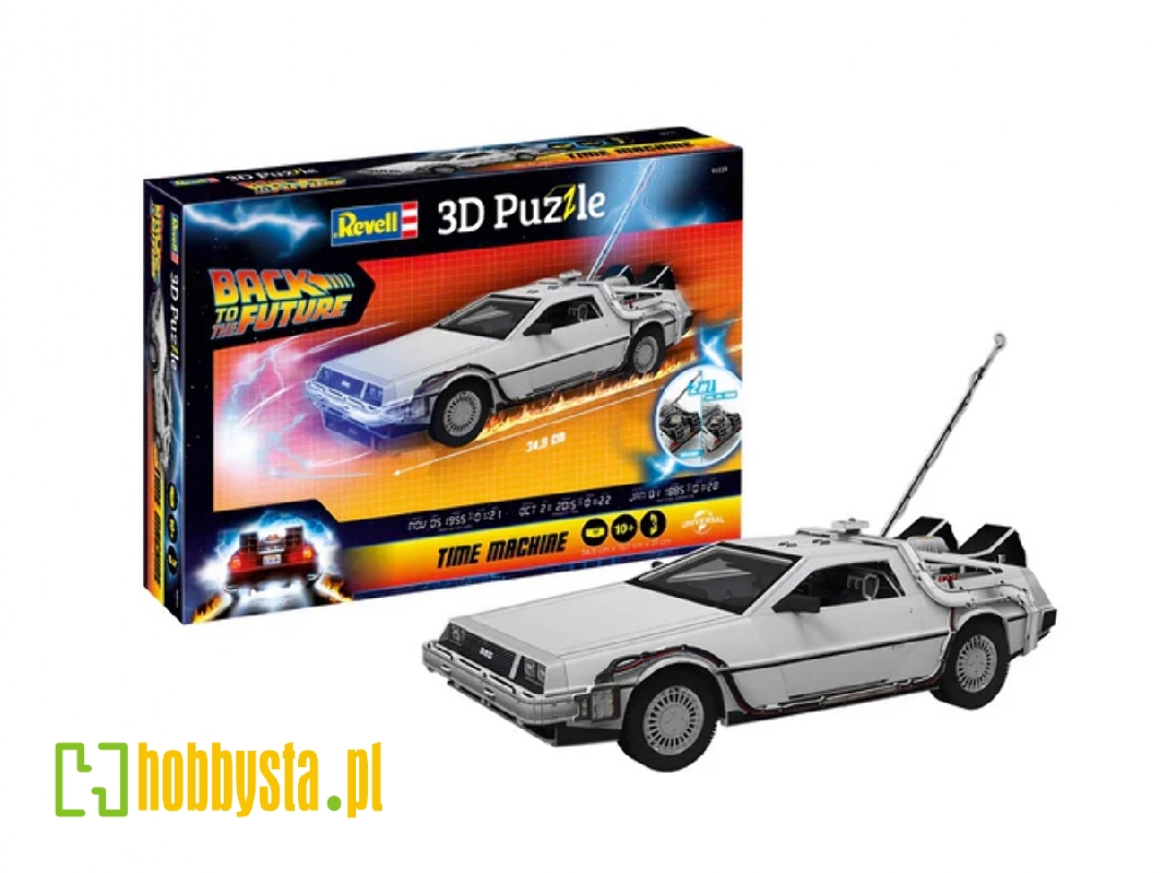3d Puzzle Time Machine - Back To The Future - zdjęcie 1