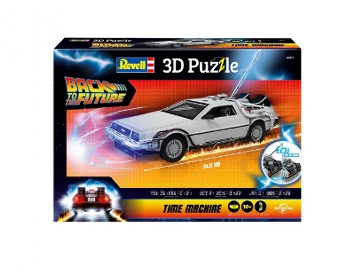 3d Puzzle Time Machine - Back To The Future - zdjęcie 3