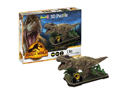 3d Puzzle Jurassic World Dominion - T-rex - zdjęcie 1