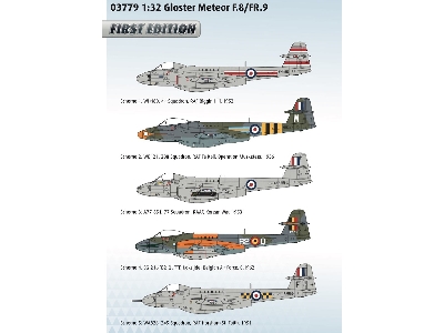 Gloster Meteor F.8 / Fr.9 - First Edition Boxing - zdjęcie 7