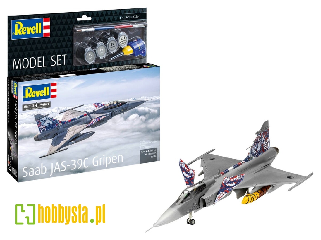 Saab Jas-39 C Gripen - Model Set - zdjęcie 1
