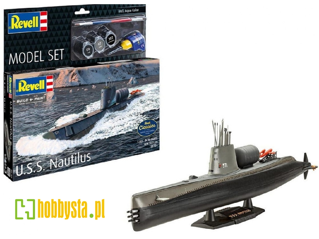Uss Nautilus (Ssn-571) - Model Set - zdjęcie 1