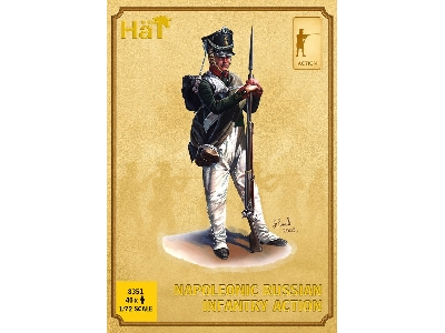 Napoleonic Russian Infantry - Action (40 Figures) - zdjęcie 1