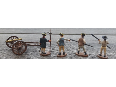 American War Of Independence - American Artillery (4 Cannons And Crew) - zdjęcie 7