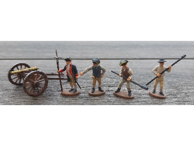 American War Of Independence - American Artillery (4 Cannons And Crew) - zdjęcie 8