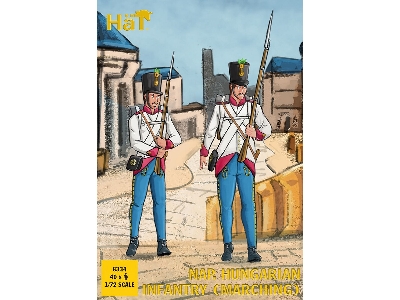 Napoleonic Hungarian Infantry (Marching - 40 Figures) - zdjęcie 1