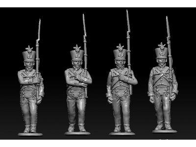 Napoleonic Hungarian Infantry (Marching - 40 Figures) - zdjęcie 2