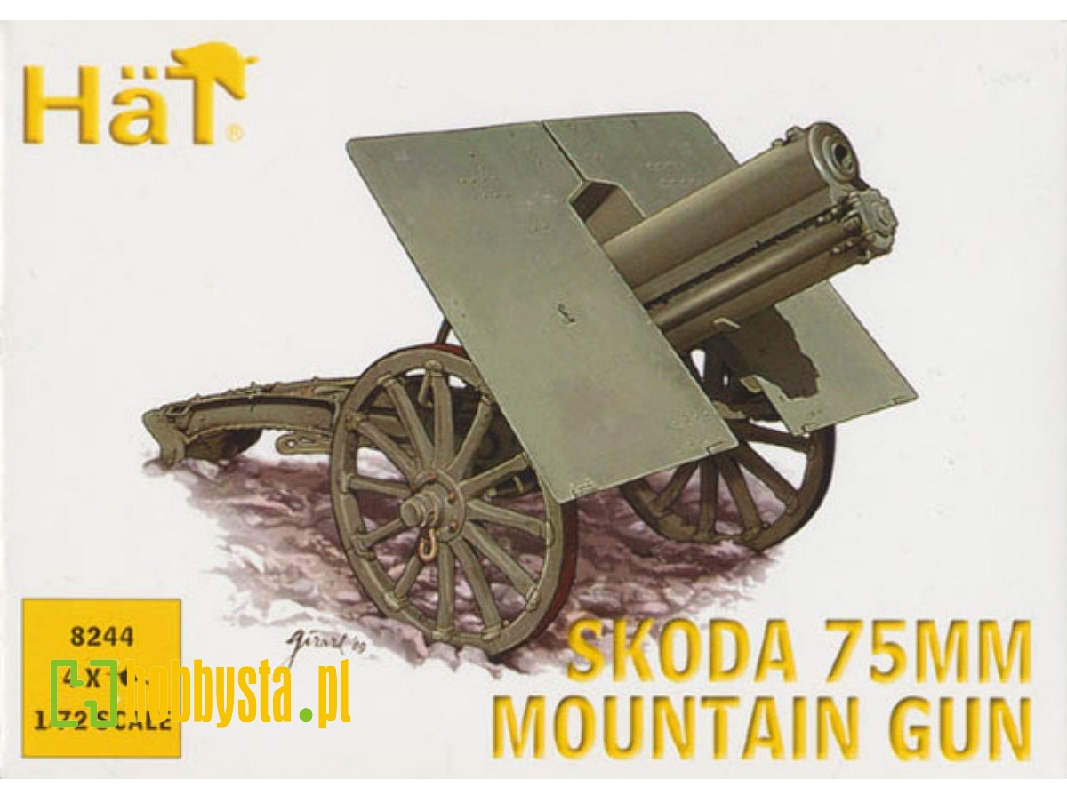 Wwi Skoda 75mm Mtn Gun - zdjęcie 1
