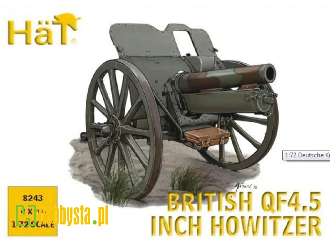 British Qf45 Howitzer Wwi - zdjęcie 1