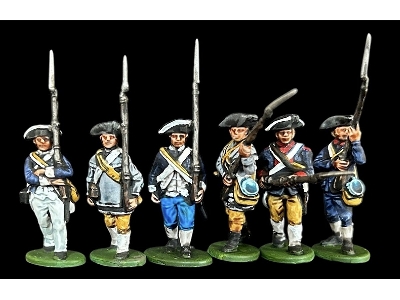 American War Of Independece - American Infantry Set 1 (40 Figures) - zdjęcie 1