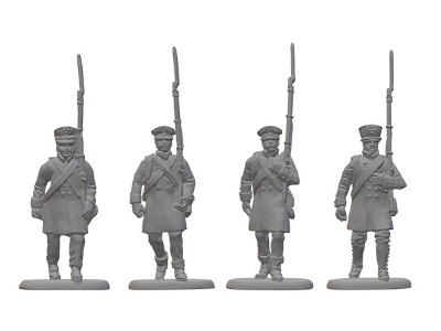 Napoleonic Prussian Landwehr (Marching / 40 Figures) - zdjęcie 3