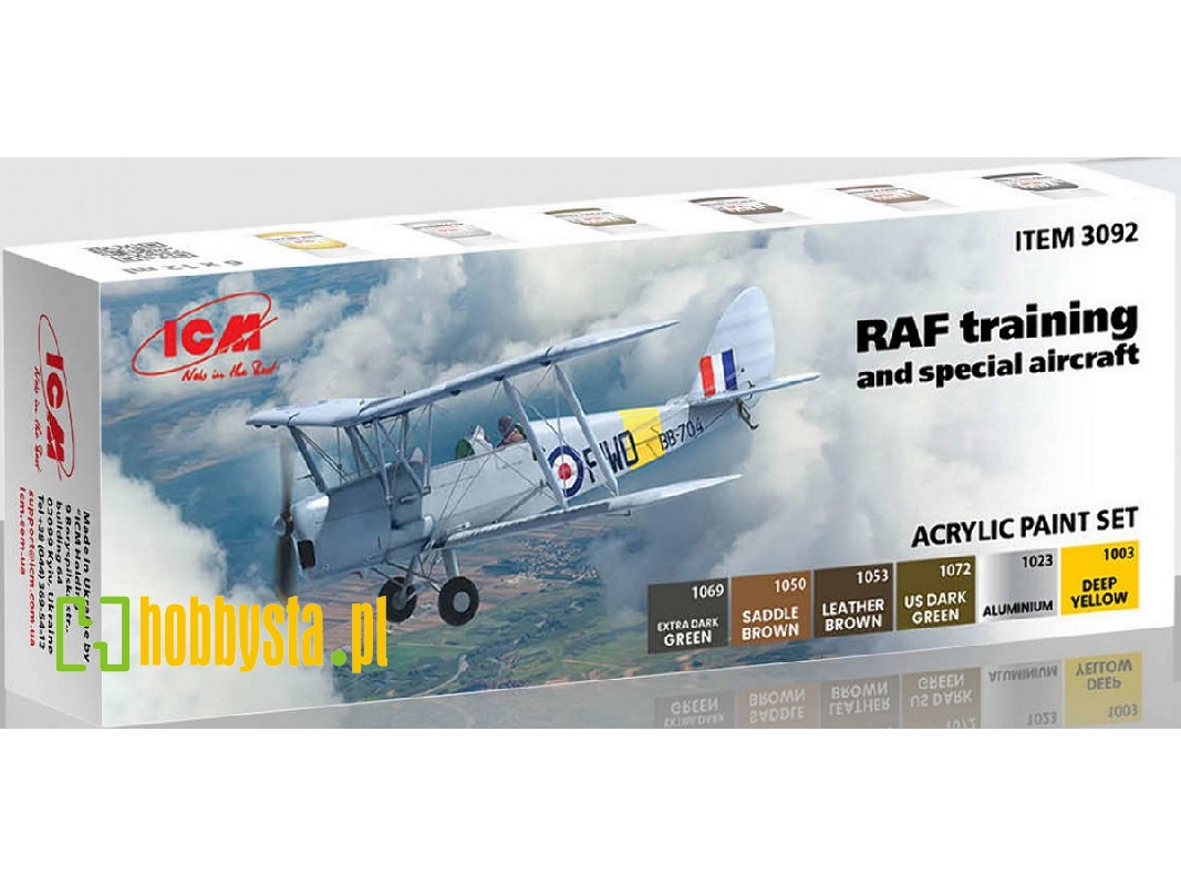 Acrylic Paint Set For Raf Training And Special Aircraft - zdjęcie 1
