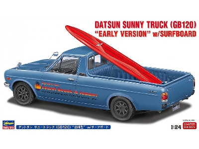 Datsun Sunny Truck (Gb120) Early Version With Surfboard - zdjęcie 1