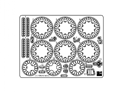Yamaha Tzr250 (3ma) (1989) - Etching Parts - zdjęcie 1