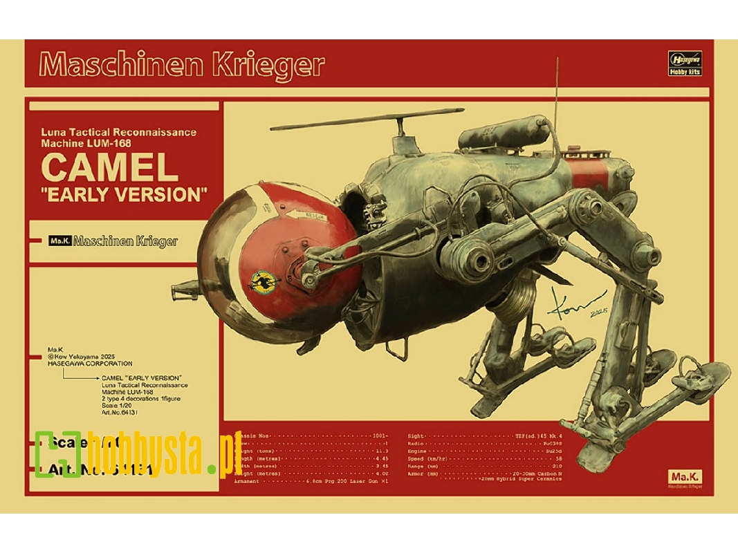 Lum-168 Camel Early Version - Luna Tactical Reconnaissance Machine - zdjęcie 1