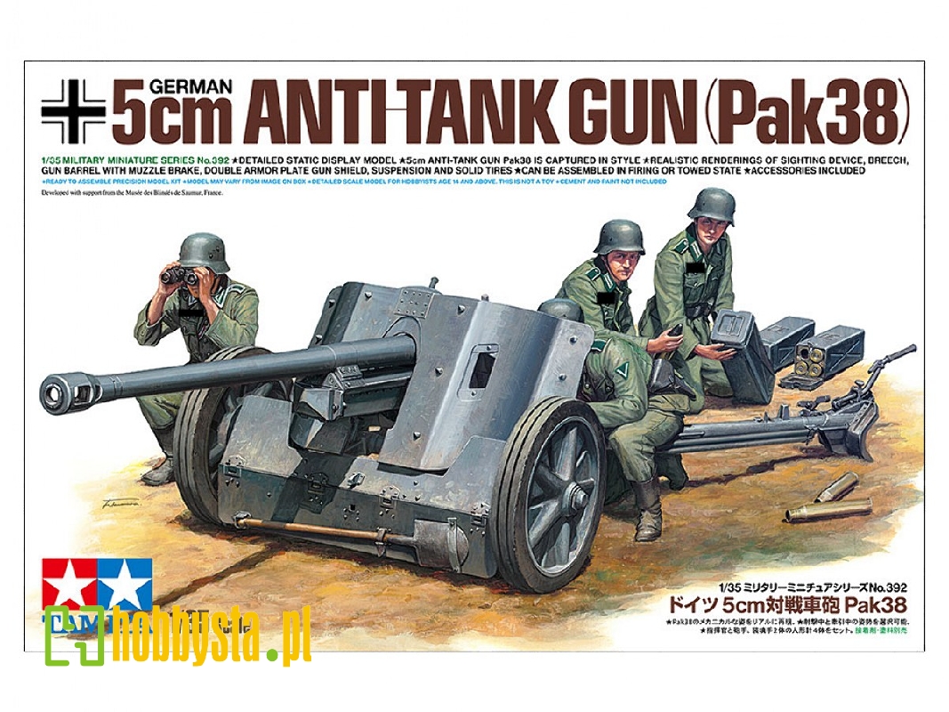 German 5 Cm Anti Tank Gun Pak 38 - zdjęcie 1